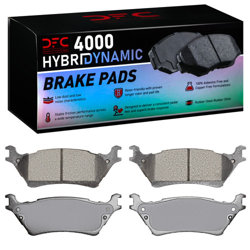 DFC 12-20 Lincoln Mark LT Rear 4000 Hybridynamic Brake Pads - 4000-1602-00 Photo - Primary