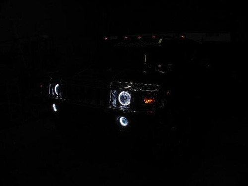 Oracle 03-10 Hummer H2 LED Fog Light Halo Kit - Blue - 1133-002 Photo - lifestyle view