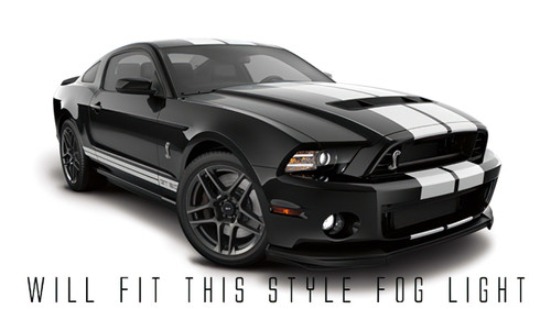 Oracle 13-14 Ford Mustang Shelby/Roush/GT500 LED Fog Light Halo Kit - Red - 1162-003 Photo - lifestyle view