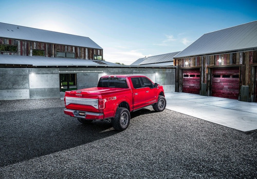 Undercover 24-25 Ford F-150 Crew Cab 5.7ft Bed W/ Pro Access TG- PQ - Race Red - UC2238L-PQ Photo - lifestyle view