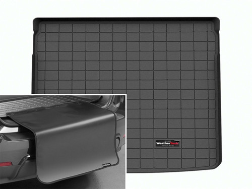 WeatherTech 23-25 Alfa Romeo Tonale Behind 3rd Row Cargo Liner w/Bumper Protector - Black - 401710SK Photo - Primary