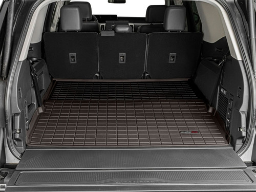 WeatherTech 25-26 Ford Expedition Trunk Cargo Liners - Cocoa - 431869 Photo - Mounted