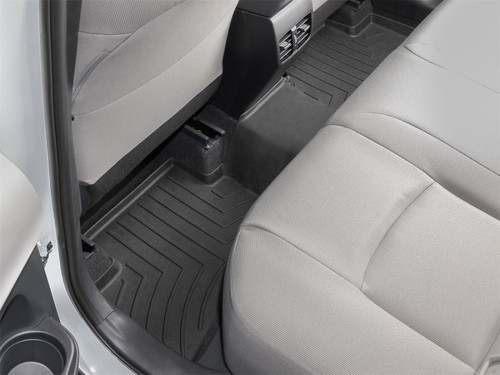 WeatherTech 24-26 Toyota Tacoma 2nd Row Rear FloorLiner - Black - 4418463 Photo - Mounted