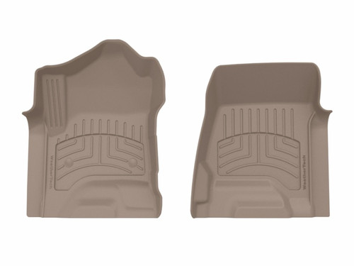 WeatherTech 15-19 Chevrolet Silverado 1st Row Front FloorLiner HP - Tan - 457221IM Photo - Primary
