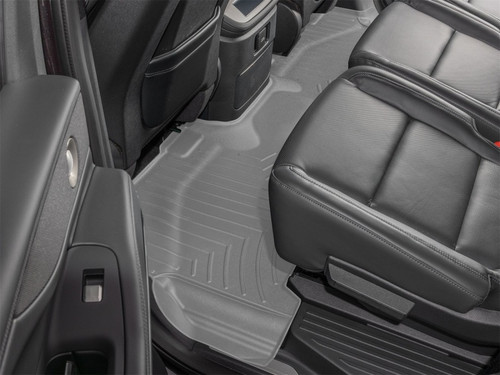 WeatherTech 25-26 Lincoln Navigator 2nd Row Rear FloorLiner 2pc - Grey - 4619486 Photo - Primary