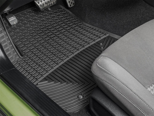 WeatherTech 17-23 Dodge Challenger 1st Row Front All-Weather Floor Mats - Black - W712 Photo - Mounted
