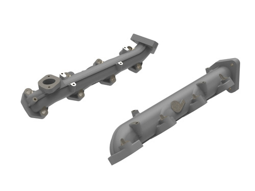 aFe BladeRunner Ported Ductile Iron Exhaust Manifold Ford Diesel Trucks 11-14 V8-6.7L (td) - 46-40174 Photo - Primary