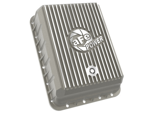 aFe POWER Street Series Transmission Pan Raw w/ Machined Fins RAM 3500 13-24 (AS69RC Transmission) - 46-71500A Photo - Unmounted