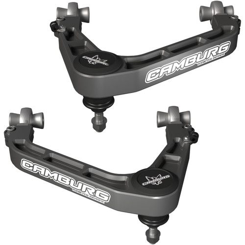 Camburg 19-25 Chevy/GMC 1500 2WD/4WD KINETIK V2 Performance Billet X-Joint XL Upper Arms - Gray - CAM-210100-GRY Photo - Primary