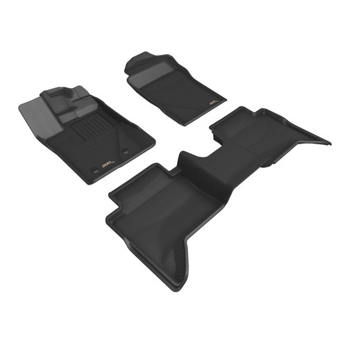 3D MAXpider 24-26 Ford Ranger Supercrew Kagu Black Full Set - L1FR16401509 Photo - Primary