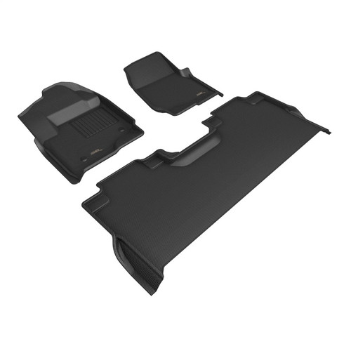 3D MAXpider 23-26 Ford F-250/F-350/F-450 Crew Cab Kagu Black Full Set - L1FR16501509 Photo - Primary