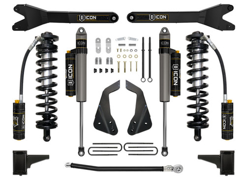 ICON 05-07 Ford F250/F350 4-5.5in Stage 4 Coilover Conversion System w/ Radius Arms - K63114R Photo - Primary
