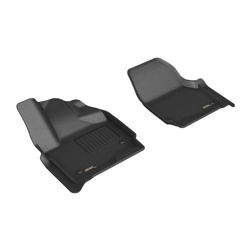 3D MAXpider 25-26 Ford Expedition Kagu 1st Row Floor Mat - Black (2pc) - L1FR10511509 Photo - Primary