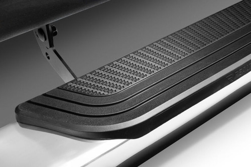 RealTruck 15-26 Ford F150 / 17-26 Ford F250/F350 SD Crew Cab Traxio 4in Nerf Bars - Stainless Steel - NBF24-87103-26S Photo - Close Up