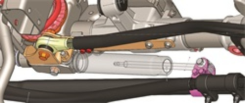 RockJock JL/JT Currectlync High Steer Kit for Stabilizer Shock w/ Hardware - RJ-440001-101 Technical Drawing