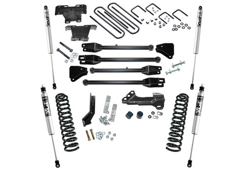 Superlift 17-20 Ford F-250/F-350 SuperDuty 4WD Diesel 4in Link Lift Kit w/ Fox 2.0 Shocks - K166F Photo - Primary
