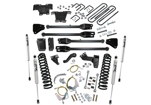 Superlift 08-10 Ford F-250 SuperDuty 4WD Diesel 6in Lift Kit w/ A 4 Link Conversion/Fox 2.0 Shocks - K234F Photo - Primary
