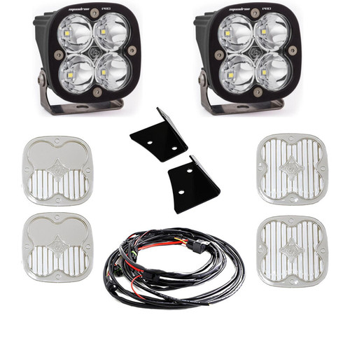 Baja Designs 07-18 Jeep Wrangler JK Squadron Pro Spot A-Pillar Kit LED Light Pods - White - 447797 User 1