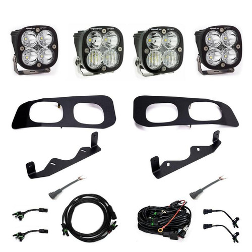 Baja Designs 2023+ Ford F-250/350 Super Duty Squadron Sport Dual Fog Pocket Light Kit w/ Toggle - 448257 Photo - Primary