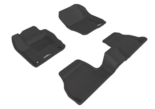3D MAXpider 12-18 Ford Focus Kagu Black Full Set (2 EYELETS) - L1FR02901509 Photo - Primary