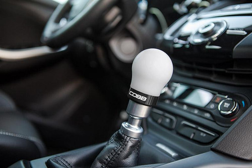 Cobb Ford 13-14 Focus ST/14-15 Fiesta ST White Shift Knob - Black Base - 291350-W-BK Photo - Primary
