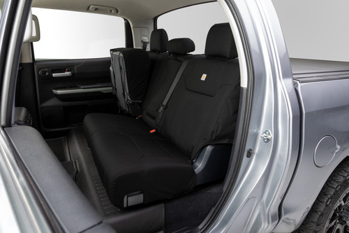 Covercraft 14-21 Toyota Tundra Carhartt Super Dux PrecisionFit Custom Second Row Seat Covers - Black - GTT1090COBK Photo - out of package