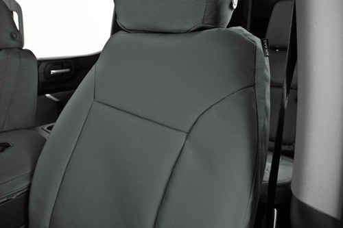 Covercraft 22-24 Toyota Tundra Endura PrecisionFit Custom Front Row Seat Covers - Charcoal/Charcoal - GTT4315ABENCC Photo - out of package