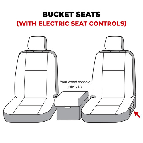 Covercraft 10-23 Toyota 4Runner Polycotton SeatSaver Custom Front Row Seat Covers - Grey - SS2431PCGY Photo - out of package