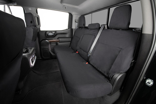 Covercraft 13-14 Ford F150 Polycotton SeatSaver Custom Second Row Seat Covers - Charcoal - SS8424PCCH Photo - out of package