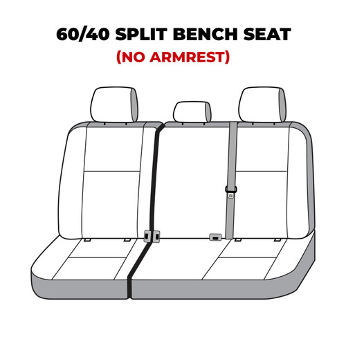 Covercraft 22-23 Toyota Tundra Polycotton SeatSaver Custom Second Row Seat Covers - Grey - SS8542PCGY Photo - out of package