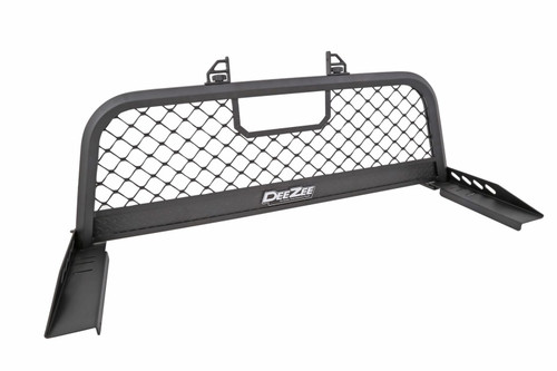 Deezee 99-16 Ford SuperDuty Cargo Management Cab Rack - Txt Blk Mesh - DZ95050WRTB Photo - Primary