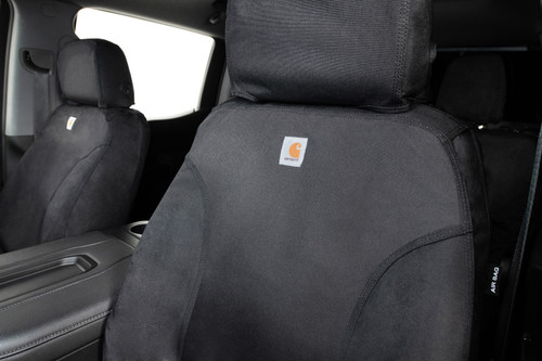 Covercraft 04-06 Ford F150 Carhartt Super Dux SeatSaver Custom Front Row Seat Covers - Black - SSC3357COBK Photo - out of package