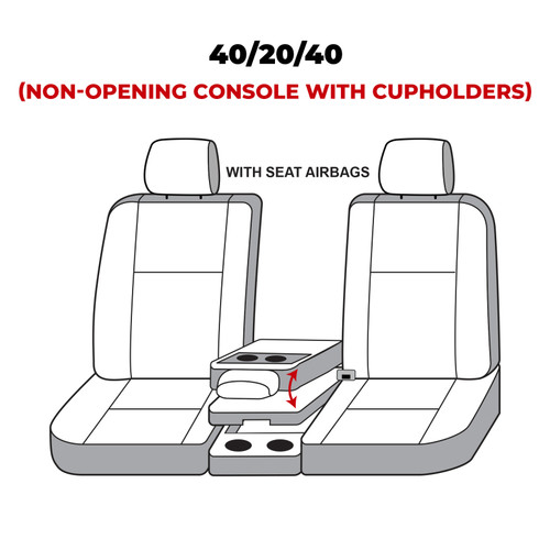 Covercraft 19-20 Ford F-150 Carhartt Super Dux SeatSaver Custom Front Row Seat Covers - Black - SSC3480COBK Photo - out of package
