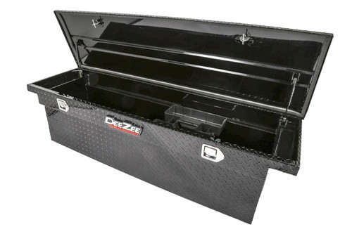 Deezee Universal Tool Box - Red Crossover - Single Lid Black BT (Deep Low) - DZ8170DLB Photo - Unmounted