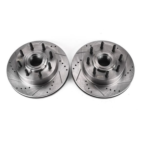 Power Stop 08-2012 Ford F-350 Super Duty Front Drilled & Slotted Rotor - Pair - AR85138XPR Photo - Primary