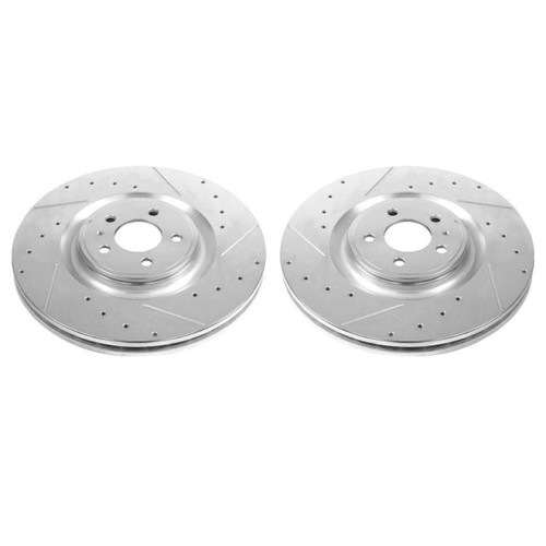 Power Stop 13-14 Ford Mustang Front Drilled & Slotted Rotor - Pair - AR85151XPR Photo - Primary