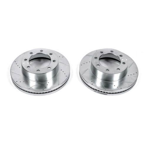 Power Stop 13-16 Ford F-450 Super Duty Front Drilled & Slotted Rotor - Pair - AR85153XPR Photo - Primary
