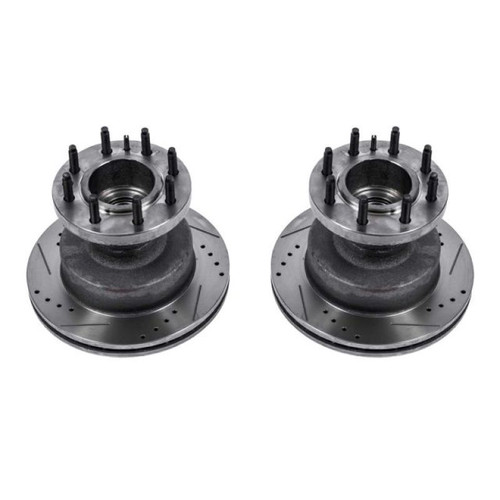 Power Stop 03-07 Ford E-450 Super Duty Front Drilled & Slotted Rotor - Pair - AR8542XPR Photo - Primary