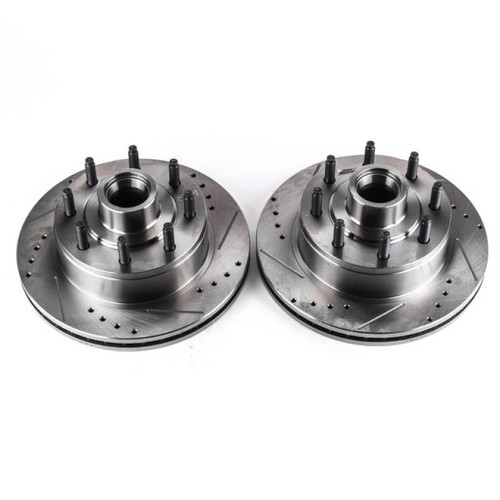 Power Stop 99-07 Ford E-350 Super Duty Front Drilled & Slotted Rotor - Pair - AR8546XPR Photo - Primary