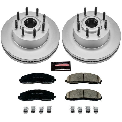 Power Stop 13-22 Ford F-350 Super Duty Front Z17 Coated Brake Kit - CRK6821 Photo - Primary