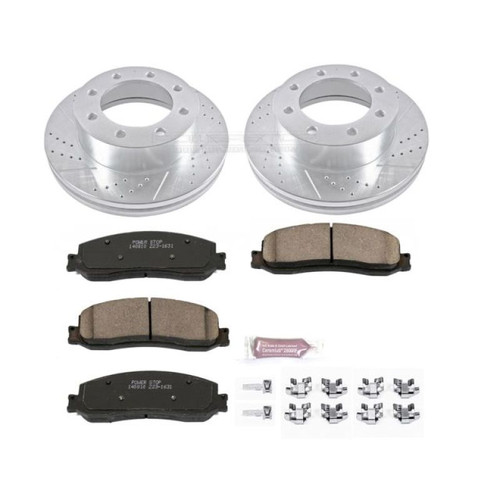 Power Stop 2012 Ford F-350 Super Duty Front Z23 Evolution Brake Kit - K6545 Photo - Primary