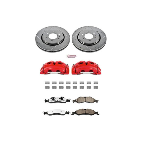 Power Stop 07-09 Lincoln Navigator Front Z36 Truck & Tow Kit w/Cals - KC4682-36 Photo - Primary