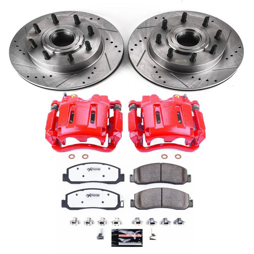 Power Stop 09-11 Ford F-250 Super Duty Front Z36 Truck & Tow Kit w/Cals - KC5588-36 Photo - Primary