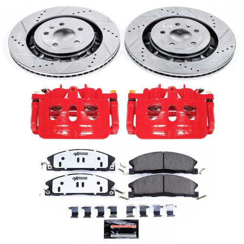 Power Stop 13-20 Lincoln MKT Front Z36 Truck & Tow Kit w/Cals - KC6374-36 Photo - Primary