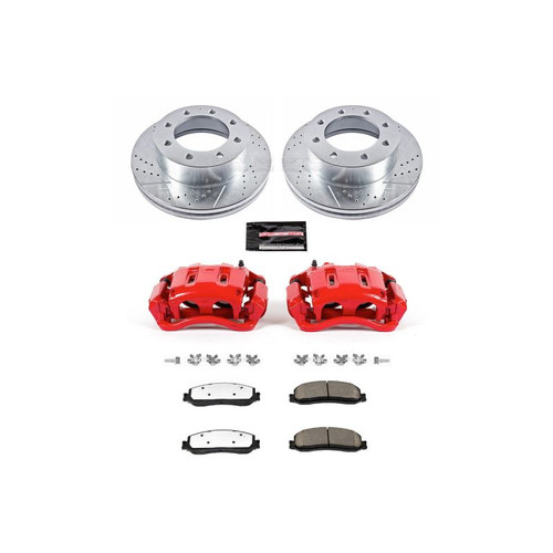 Power Stop 2012 Ford F-350 Super Duty Front Z36 Truck & Tow Brake Kit w/Calipers - KC6545A-36 Photo - Primary