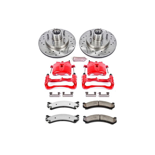 Power Stop 07-10 GMC Sierra 3500 HD Front Z36 Truck & Tow Kit w/Cals - KC2071-36 Photo - Primary