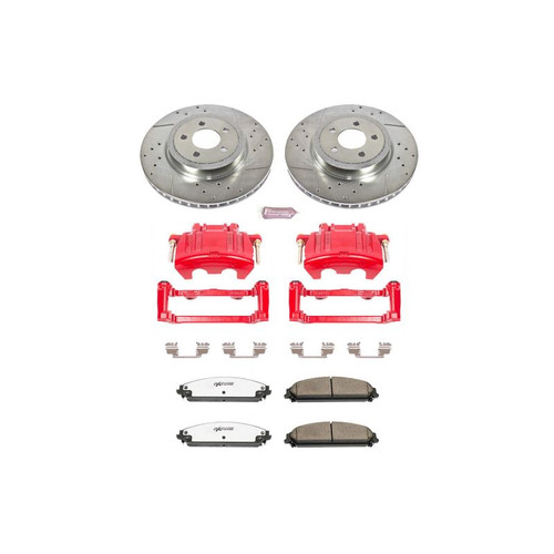 Power Stop 05-08 Dodge Magnum Front Z26 Street Kit w/Cals - KC2560-26 Photo - Primary