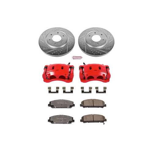 Power Stop 08-10 Nissan Titan Front Z36 Truck & Tow Kit w/Cals - KC2961-36 Photo - Primary