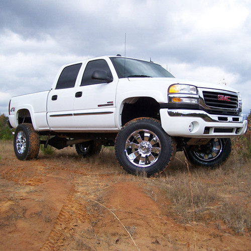 Superlift 01-10 Chevy Silv 2500HD/3500 4WD Knuckle Kit 6in Lift Kit w/ Fox 2.0 Shocks - K860F Photo - Mounted