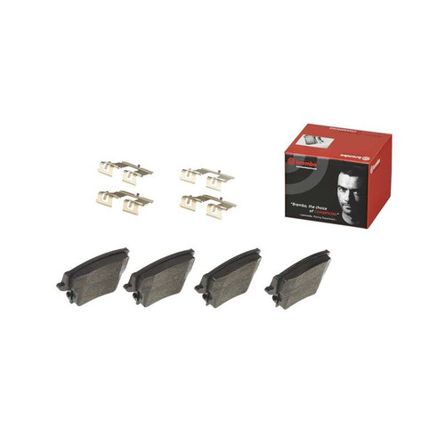 Brembo OE 05-20 Chrysler 300/09-20 Dodge Challenger/06-20 Charger Low-Met Brake Pad - Rear - P11040 Photo - Close Up
